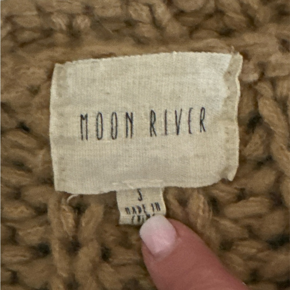 Moon River by Anthropologie Chunky Knit sweater - Picture 3 of 5